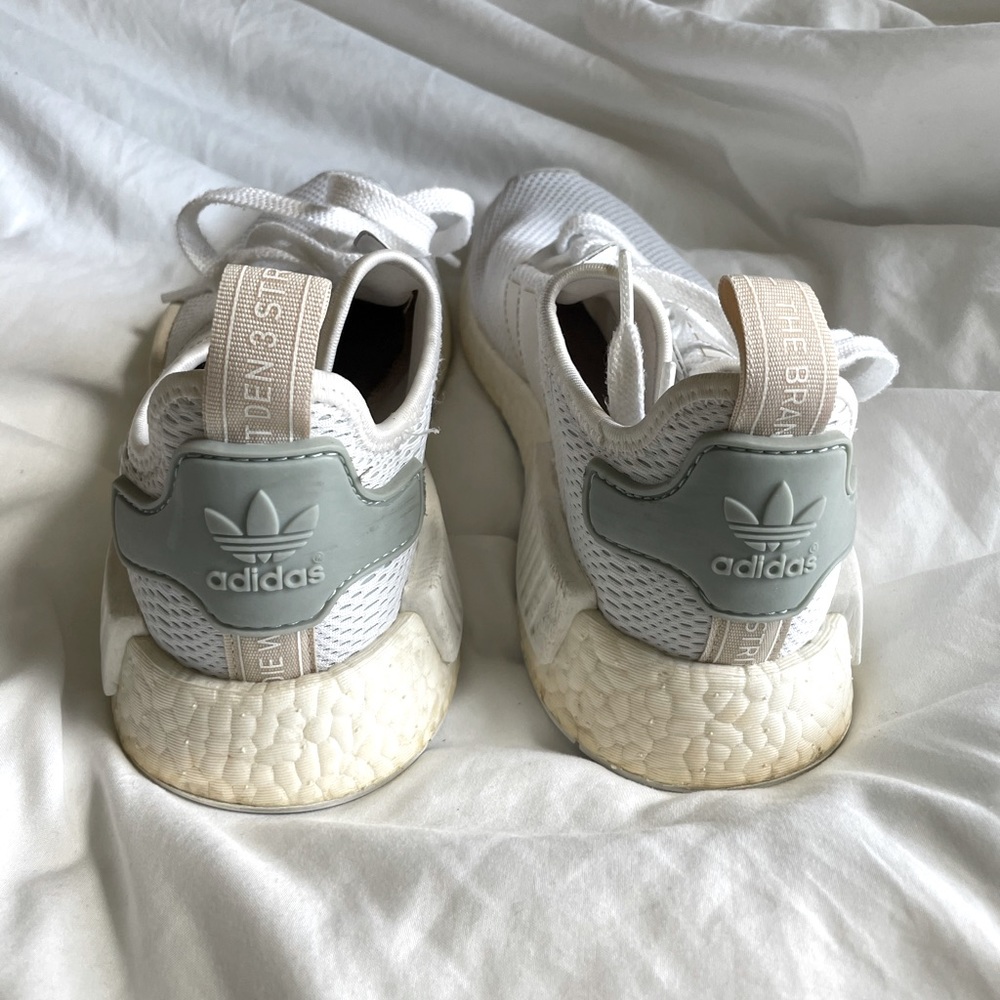 White and teal accent NMD